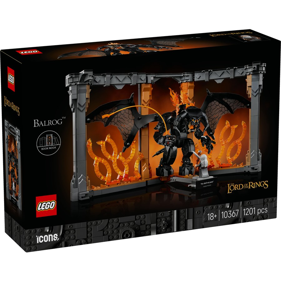 LEGO Icons Lord Of The Rings Balrog Book Nook