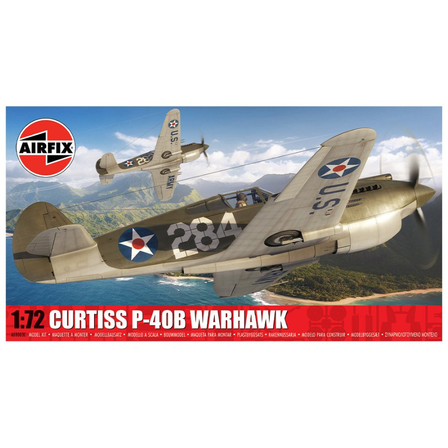 Airfix Model Kit 1:72 Curtiss P-40B Warhawk