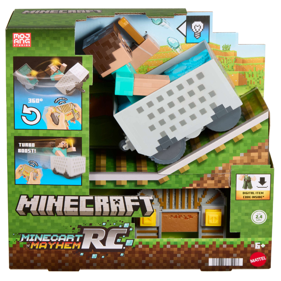Minecraft Radio Control Steve In Minecart