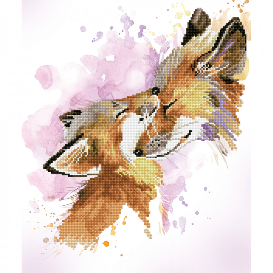 Diamond Dotz Fox Bliss 50cm x 58cm