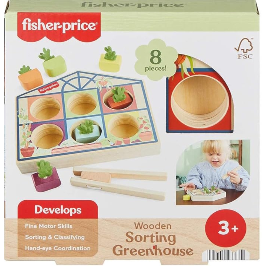 Fisher Price Wooden Sorting Greenhouse