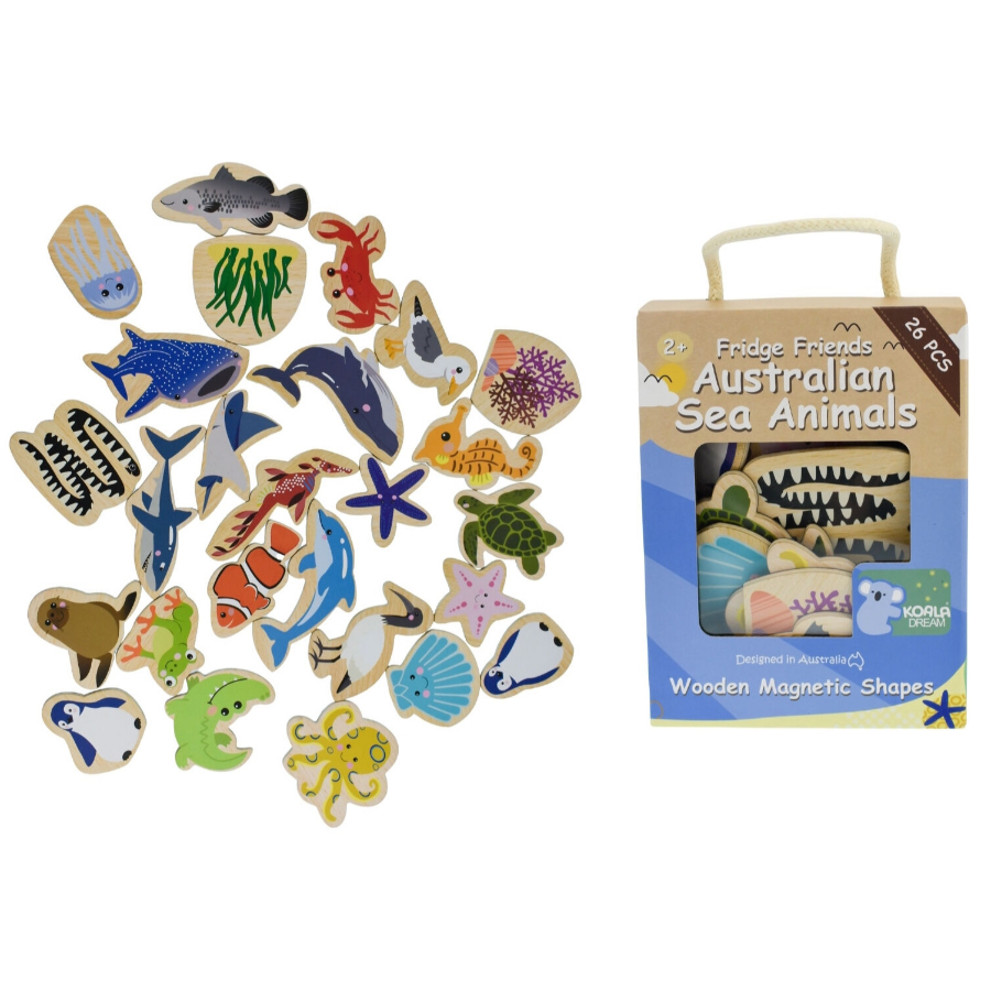 Fridge Friends Magnetic Sea Creatures Ocean Wonders 26 Pack