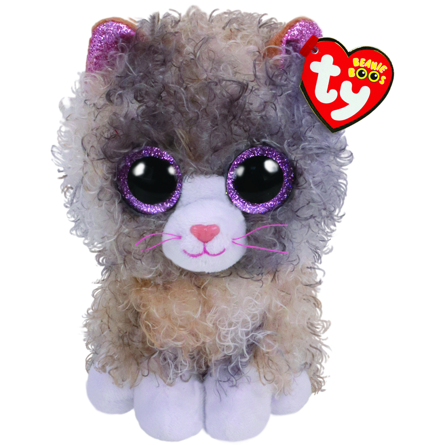 Beanie Boos Regular Plush Scrappy Grey Cat