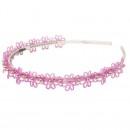 Glitter Flower Headband Assorted
