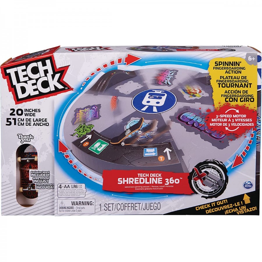 Tech Deck X Connect Shredline 360 Motorised Turntable