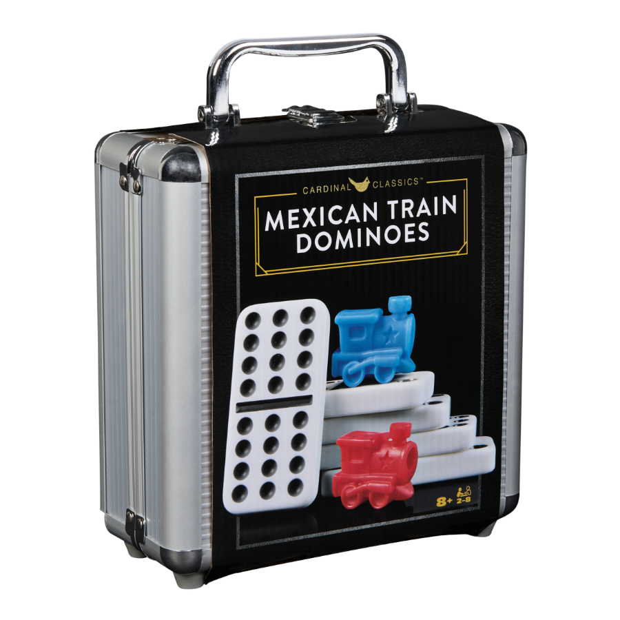Cardinal Dominoes Mexican Train Card Game In Carry Case