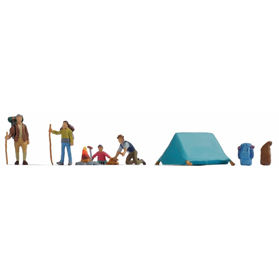 Noch Rail Buildings & People HO-OO Camping