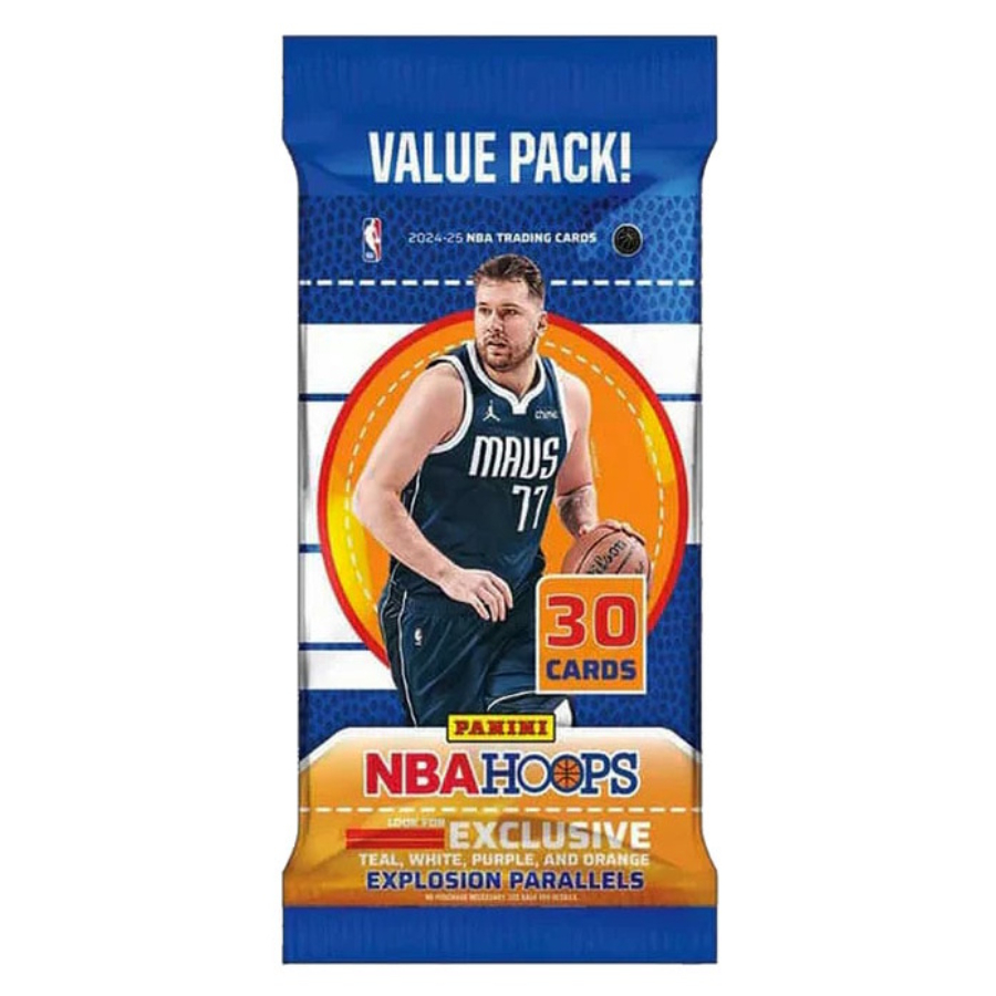 Panini NBA Hoops 2024-2025 Basketball Trading Cards Fat Pack