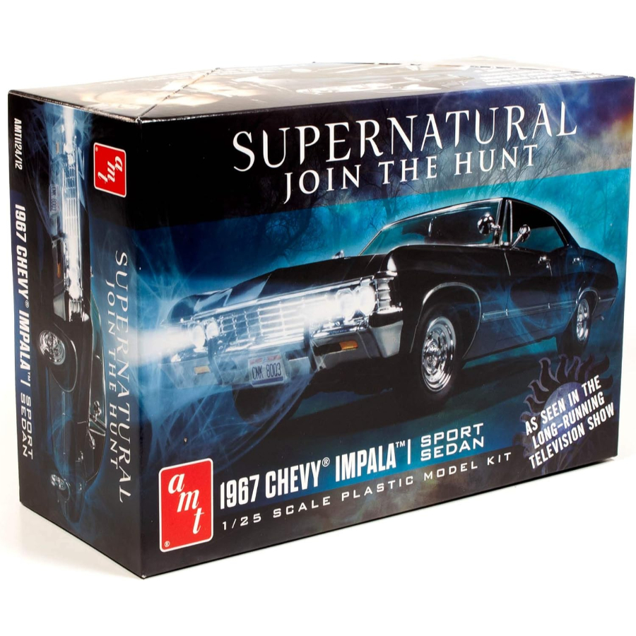 AMT Model Kit 1:25 Supernatural 1967 Chevy Impala 4-Door NightHunter