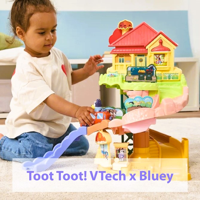 Shop VTech Toot Toot Drivers x Bluey