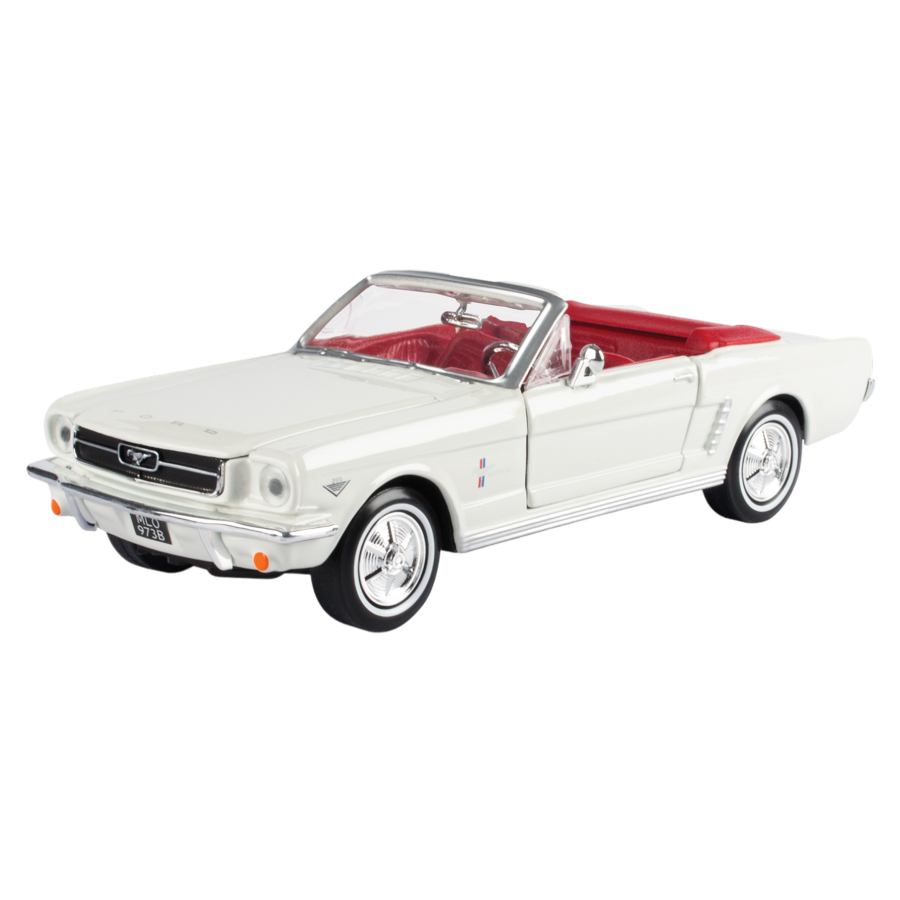 Motor Max Diecast 1:24 James Bond Collection Goldfinger 1964 Ford Mustang Convertible