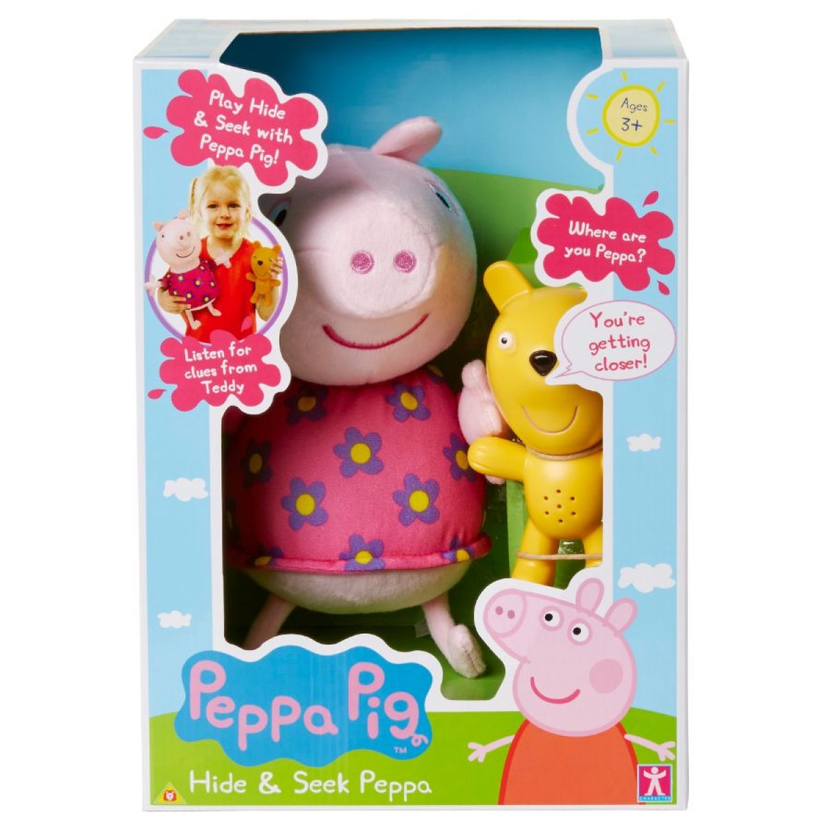 Peppa Pig Hide N Seek Electronic Plush Toys Casey s Toys