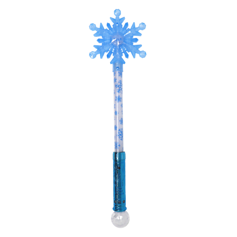 Flashing Wand Blue Snowflake