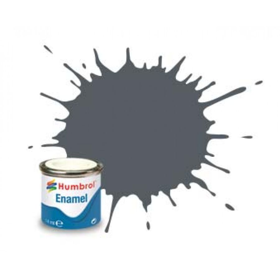 Humbrol Enamel Paint Us Dark Grey Satin