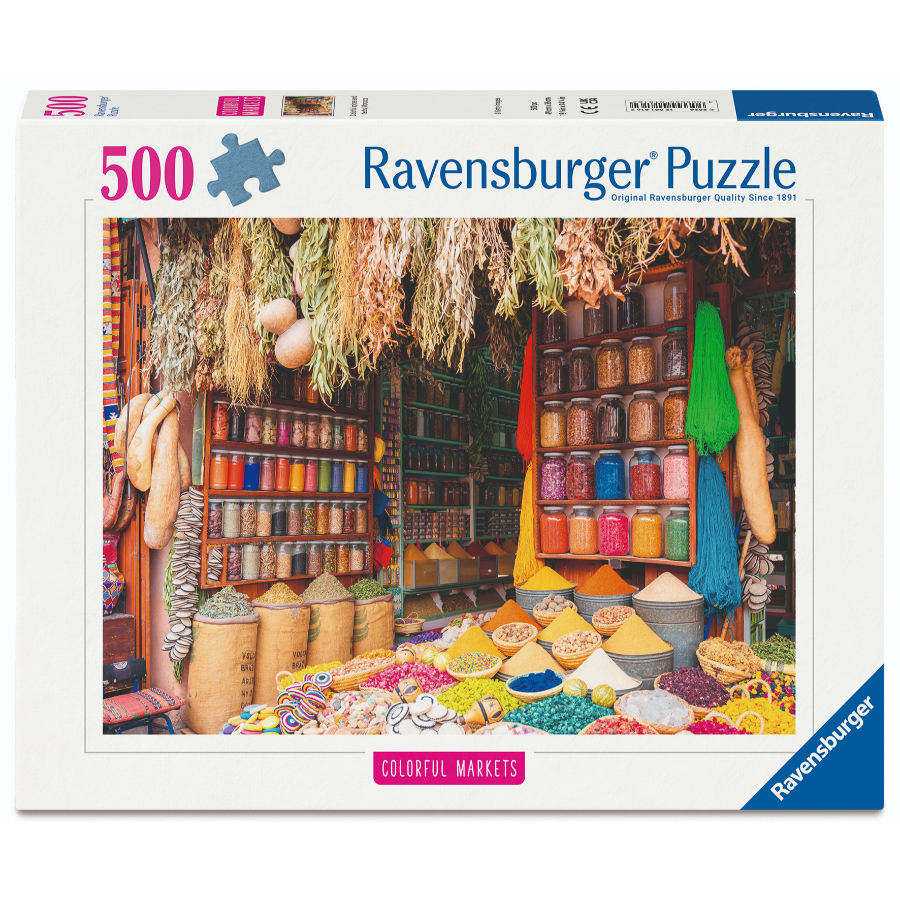 Ravensburger Puzzle 500 Piece Colorful Spices Morocco