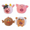 Squishy Bubble Plush Farm Animal Assorted
