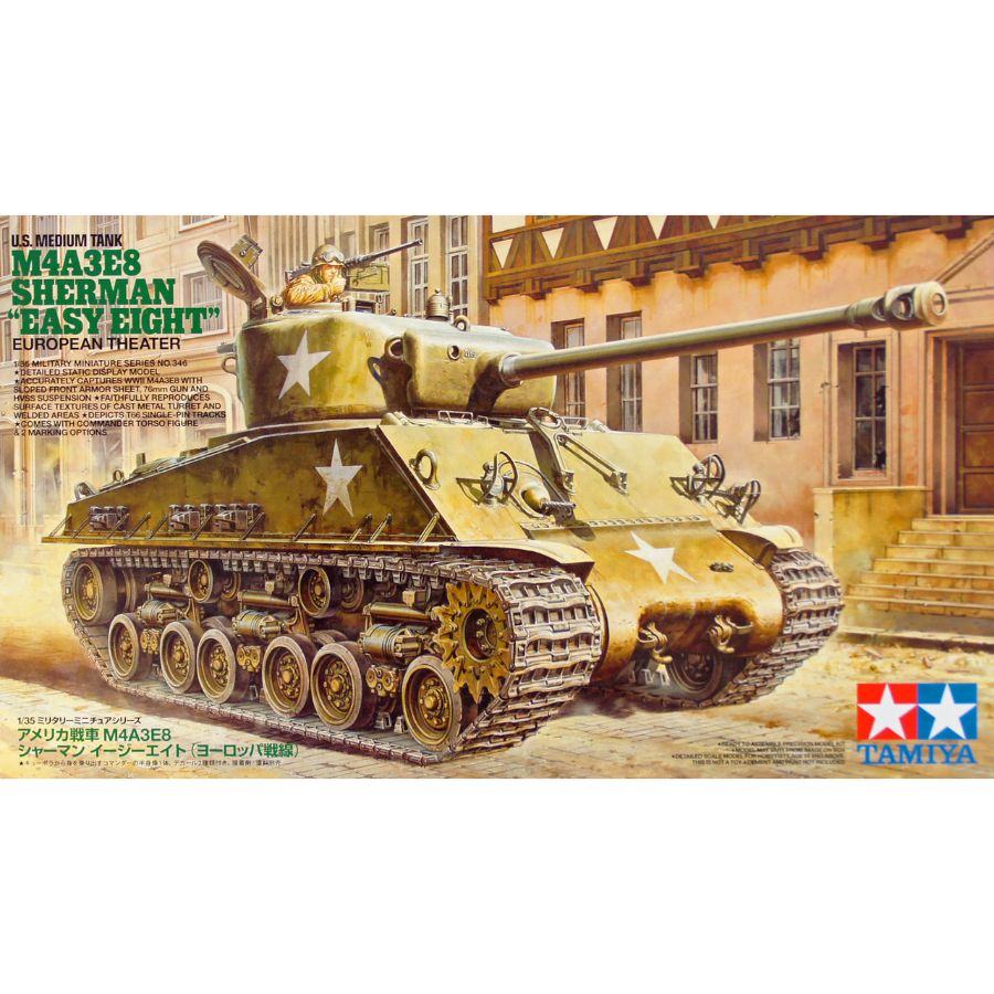 Tamiya Model Kit 1:35 Sherman Easy 8 Euro