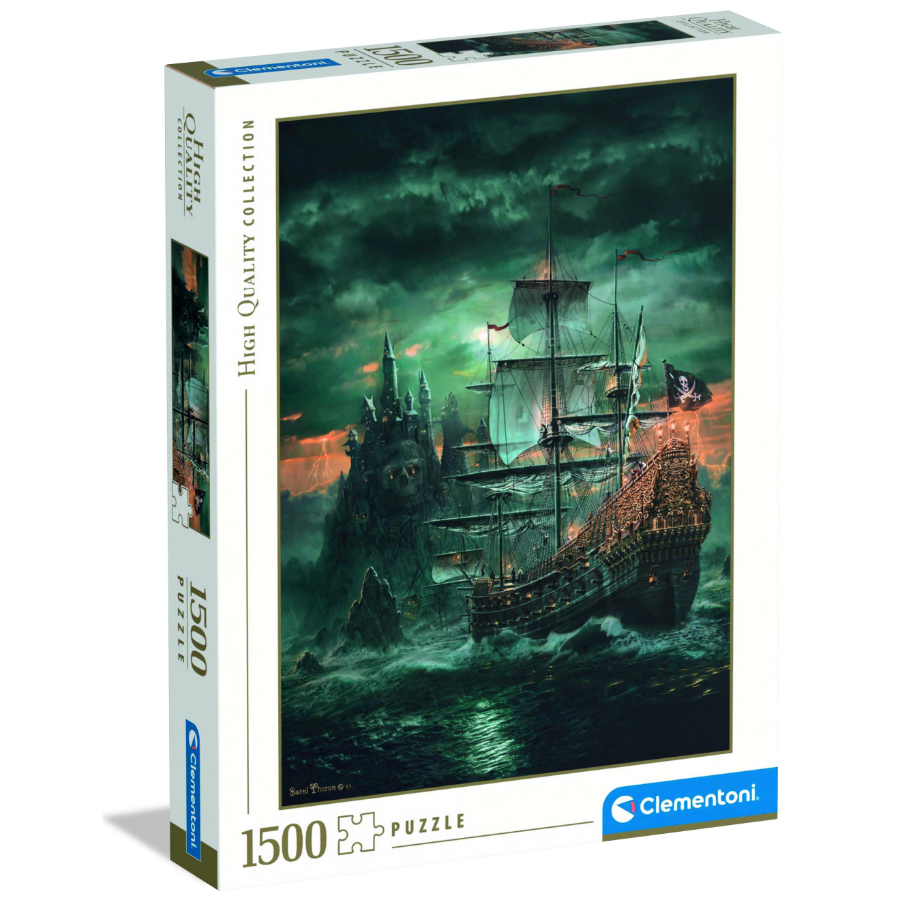 Clementoni 1500 Piece Puzzle The Pirates Ship