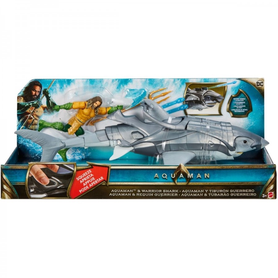 Aquaman 6 Inch Aquaman & Warrior Shark