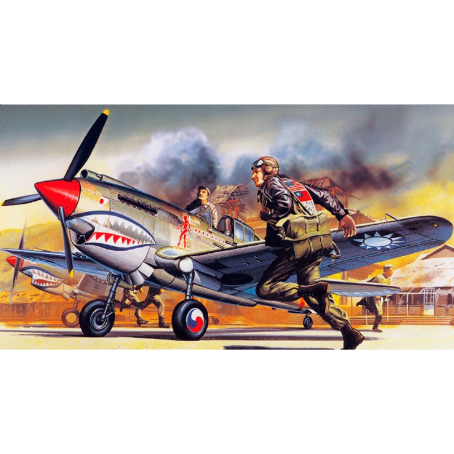 Academy Model Kit 1:72 P40B Curtiss Tomahawk 1655