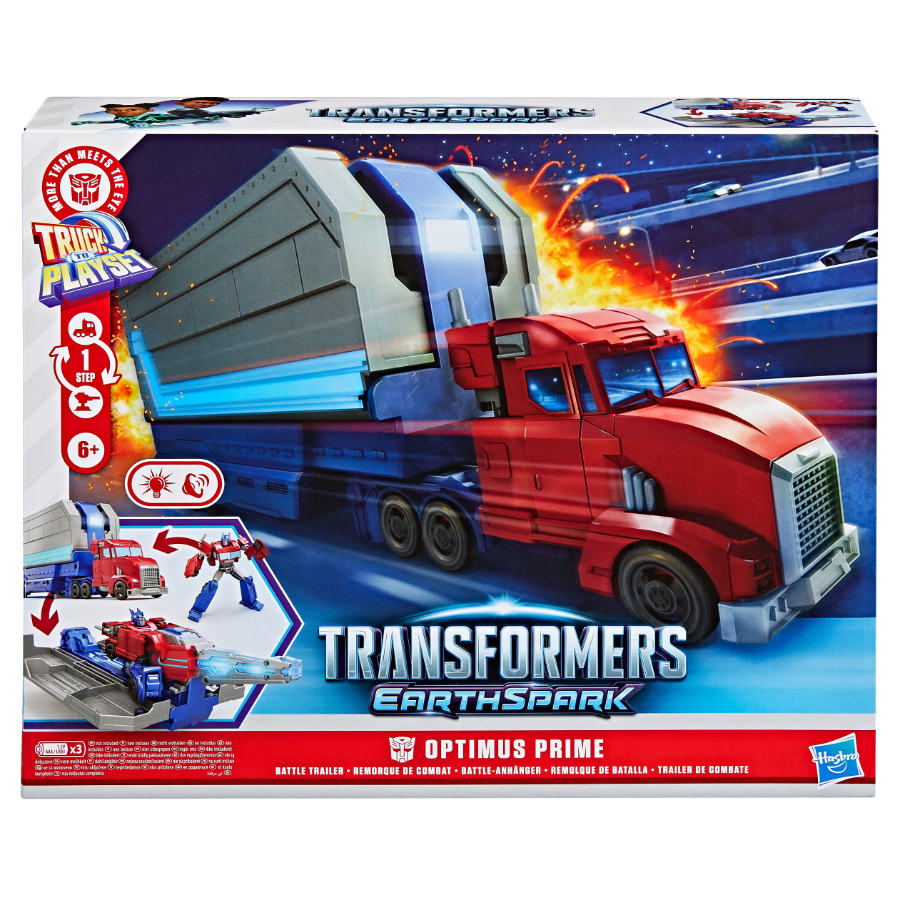 Transformers EarthSpark Optimus Prime Battle Trailer