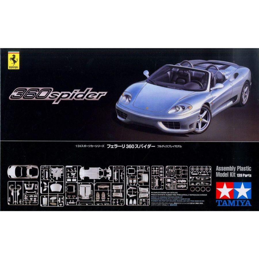 Tamiya Model Kit 1:24 Ferrari 360 Spider