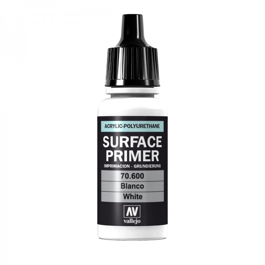 Vallejo Acrylic Paint Model Colour Surface Primer White 17ml
