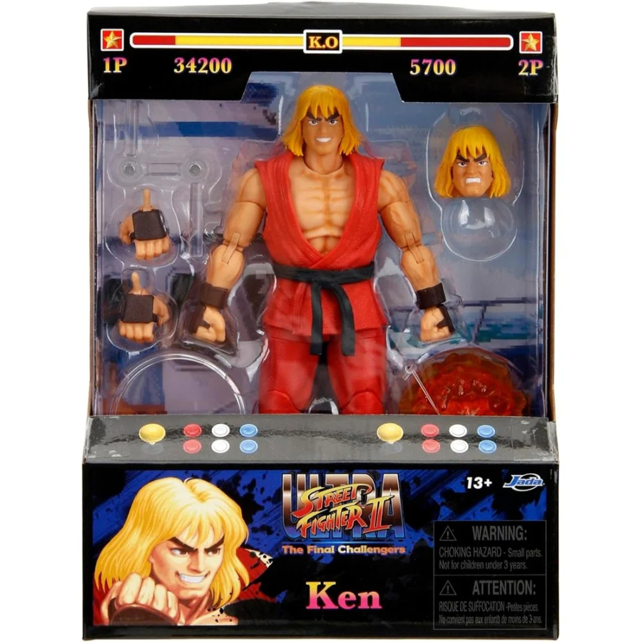 Jada Toys Street Fighter Ken 6 Inch Figure