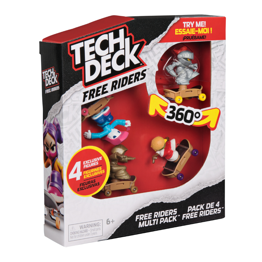 Tech Deck Free Riders Multipack Assorted