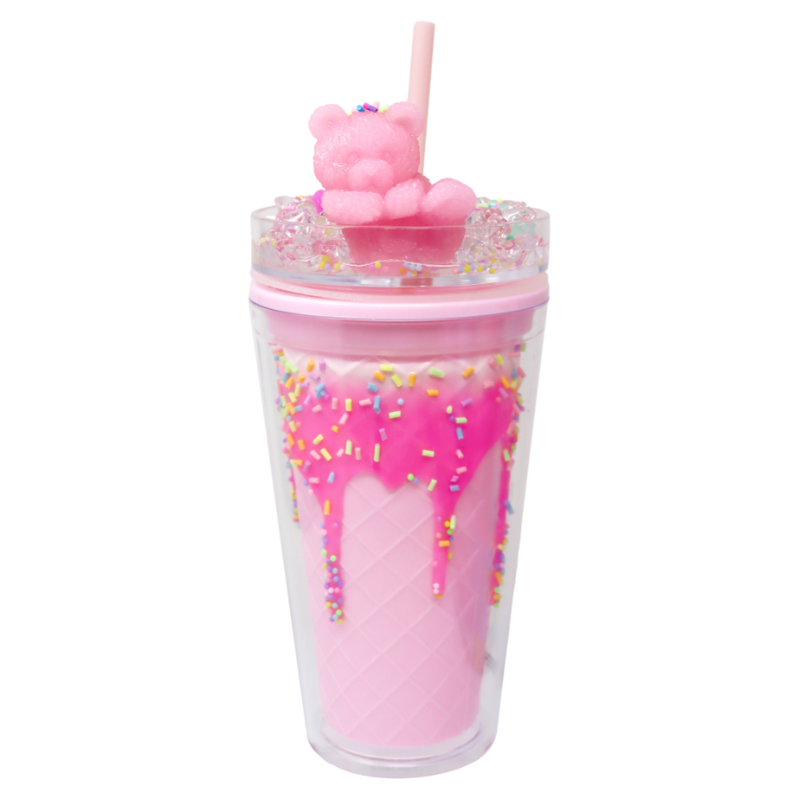 Drinking Cup Gummy Bear Pink
