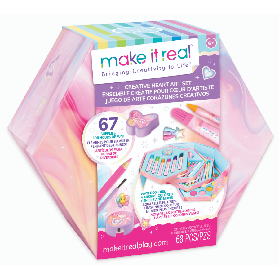 Make It Real Creative Art Set & Storage Case
