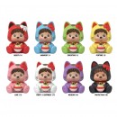 Rokimoto Monchichi Lucky Cat Vinyl Figure Surprise Assorted