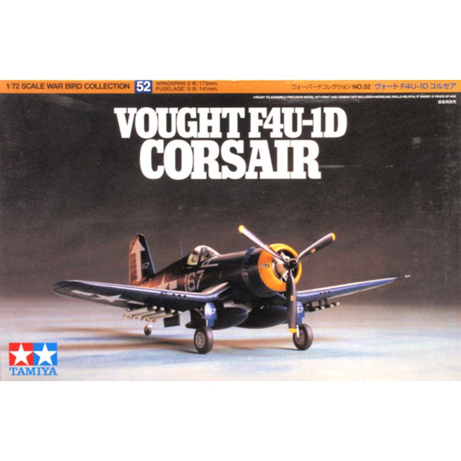 Tamiya Model Kit 1:72 Vought F4U-1D Corsair