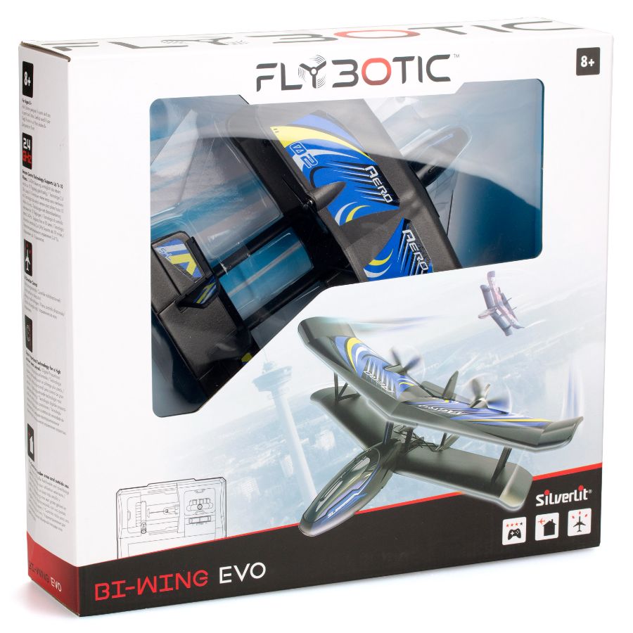 Silverlit Radio Control Bi-Wing Evo Plane Assorted