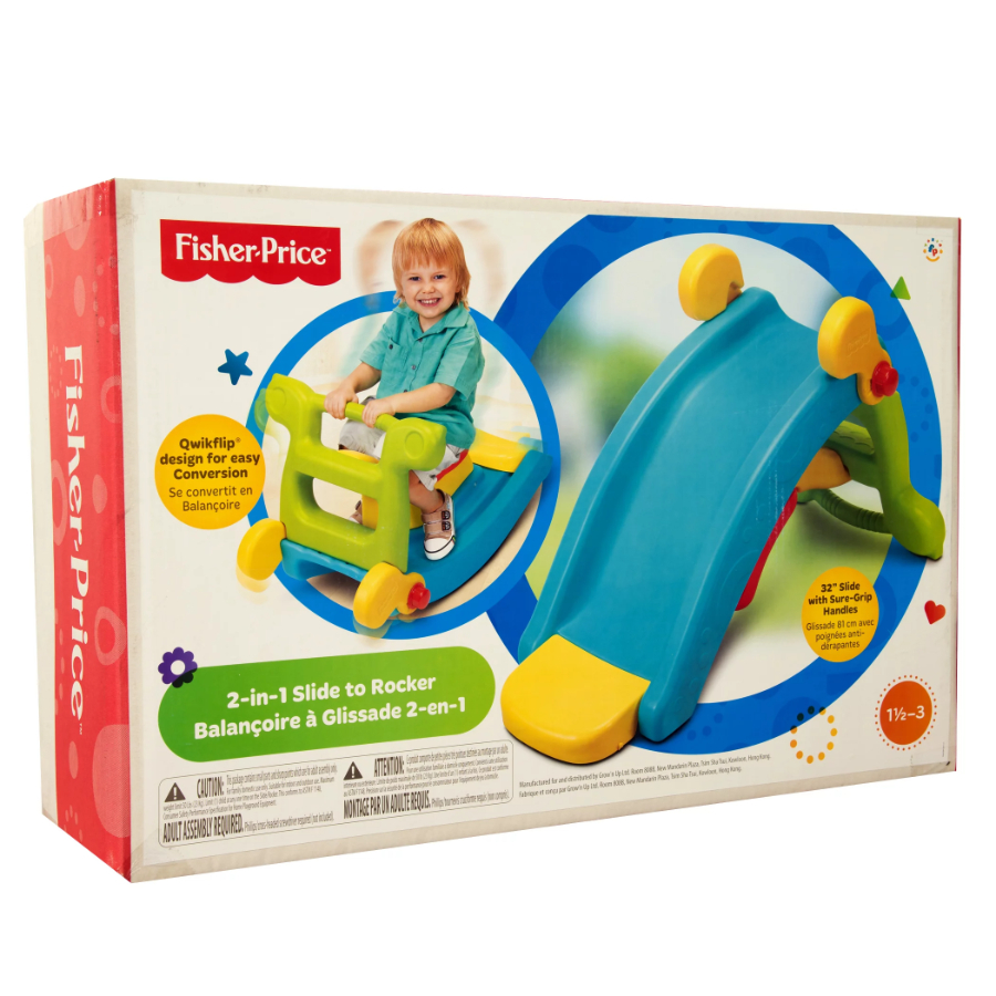 Fisher Price 2 In 1 Slide To Rocker