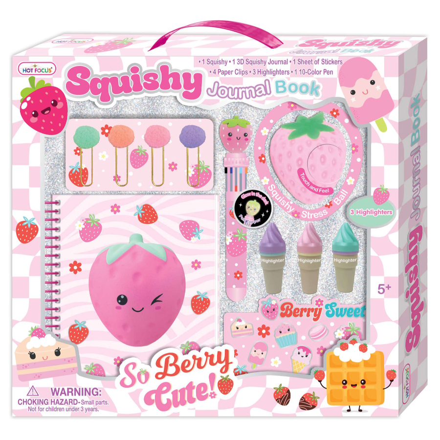 Squishy So Berry Cute Journal & Craft Activity Set