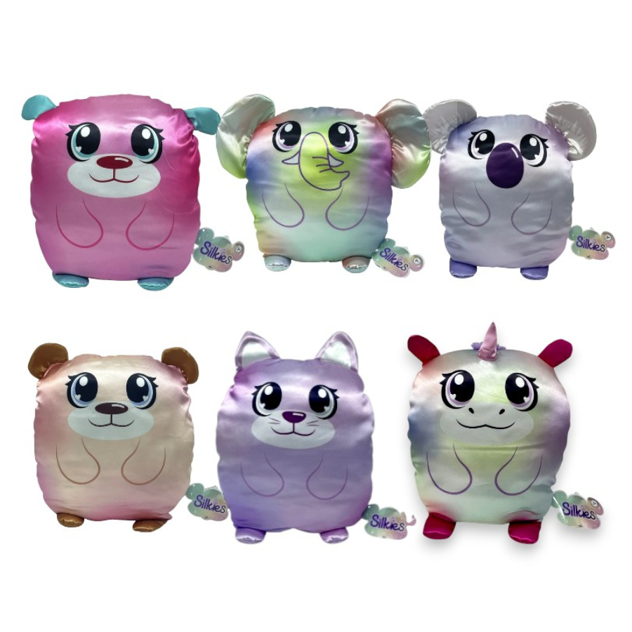 Silkies Cuddle Pets Pillow 12 Inch Assorted