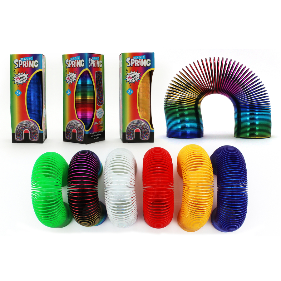 Springs Extra Long With Magic Laser Effect 15cm Assorted