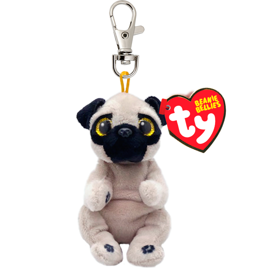 Beanie Boos Clips Izzy Tan Dog With Black Ears