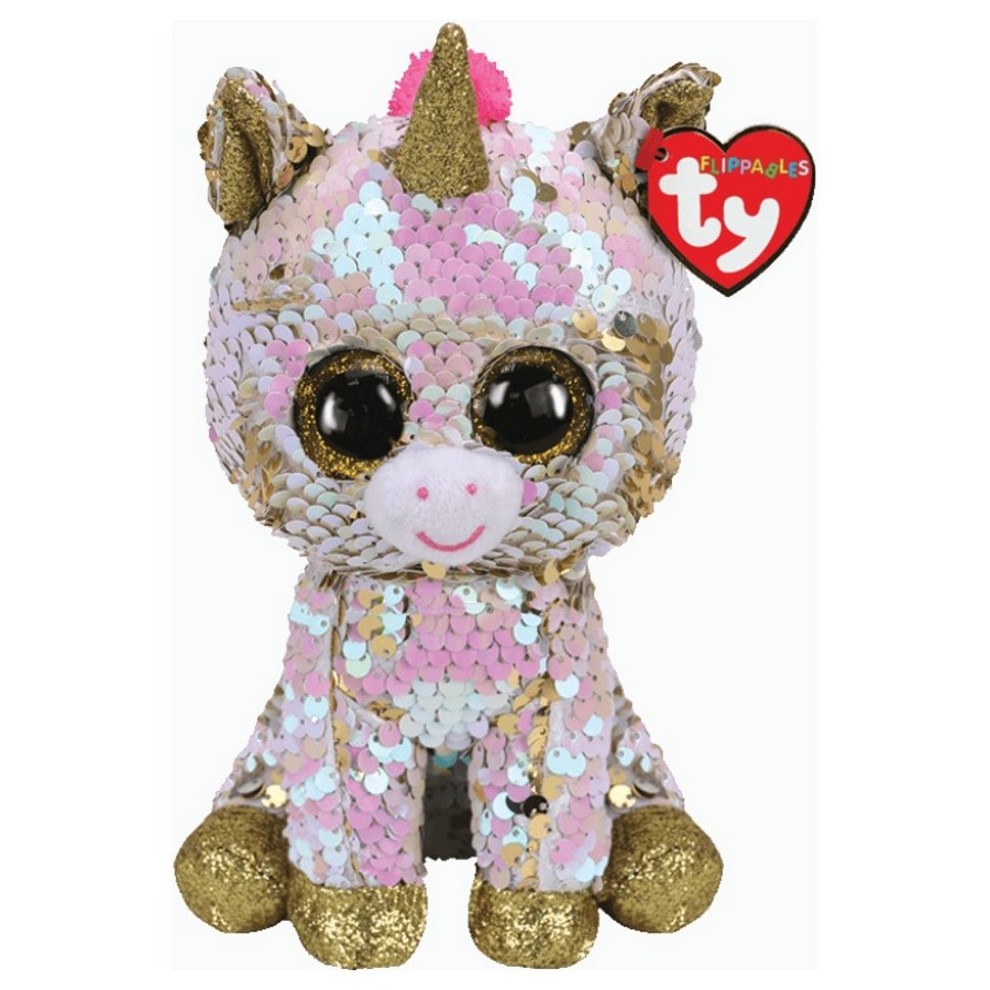 Beanie Boos Flippables Medium Plush Fantasia Unicorn