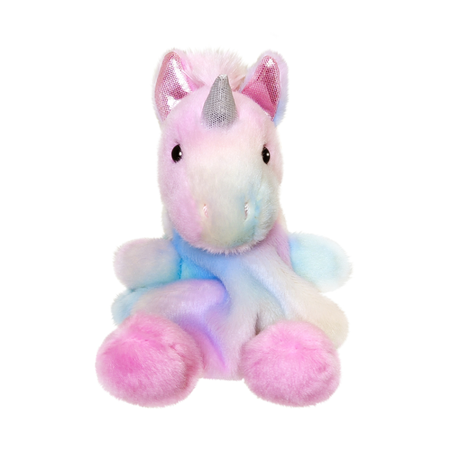 Palm Pals Plush 13cm Rainbow Unicorn