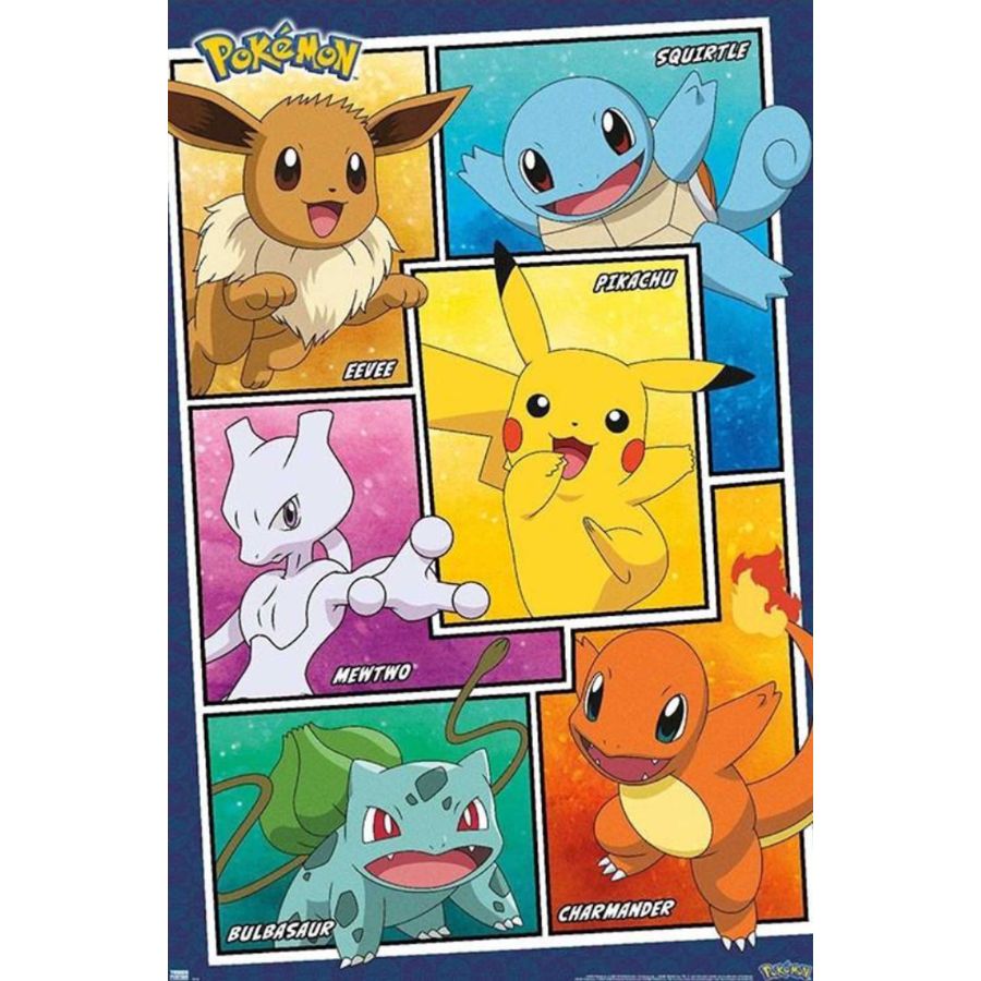 Pokemon Poster 85cm x 55cm Assorted