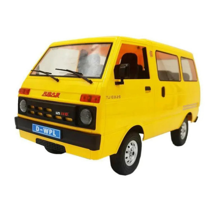 WPL Radio Control 1:10 Kei Drift Van Hijet80 Yellow RTR