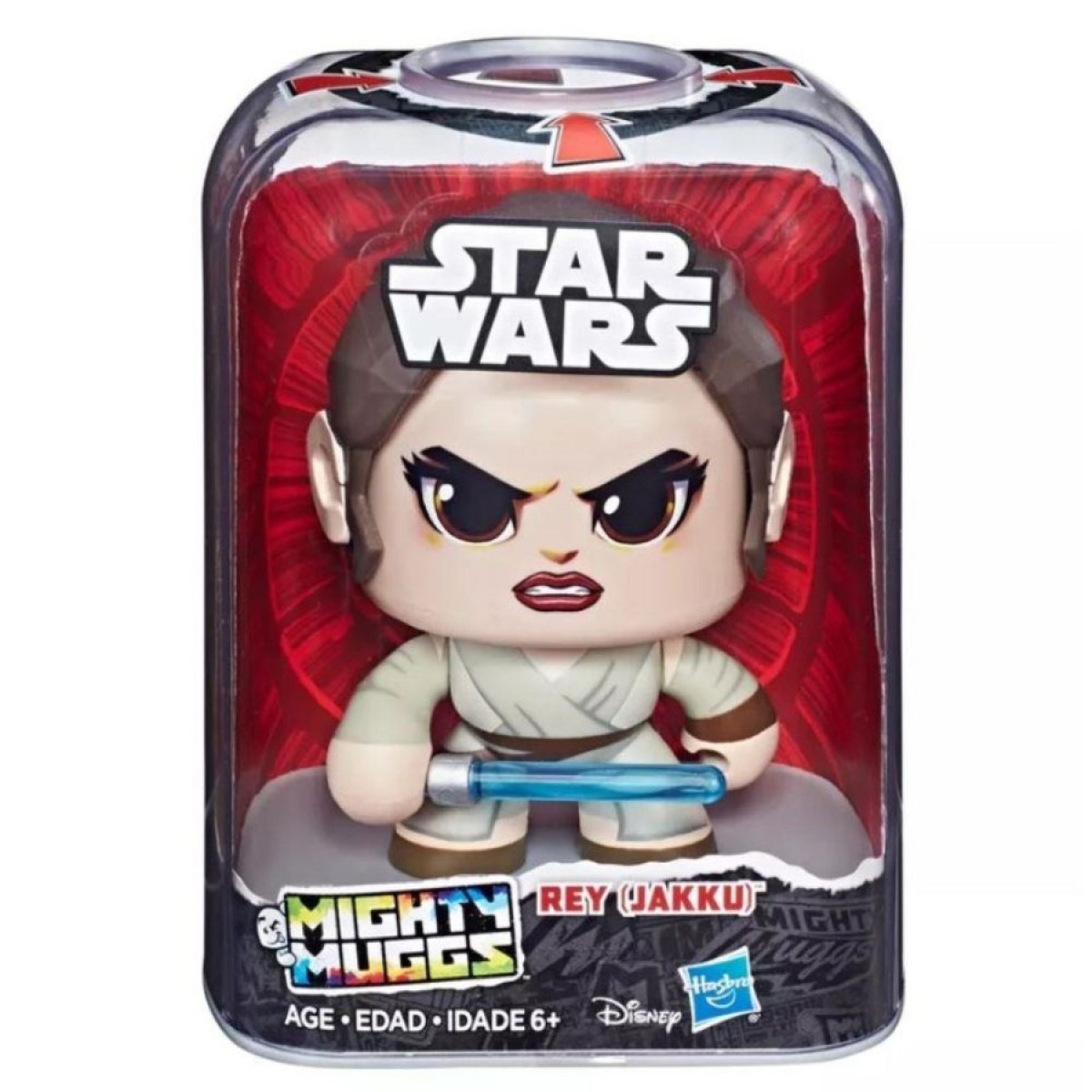 Star Wars Mighty Muggs Poe Dameron #9: Figura Collezionabile Con Testa Rotante E 3 Espressioni