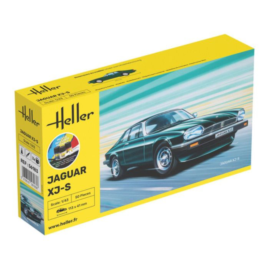 Heller Model Kit 1:43 Starter Kit Jaguar XJS