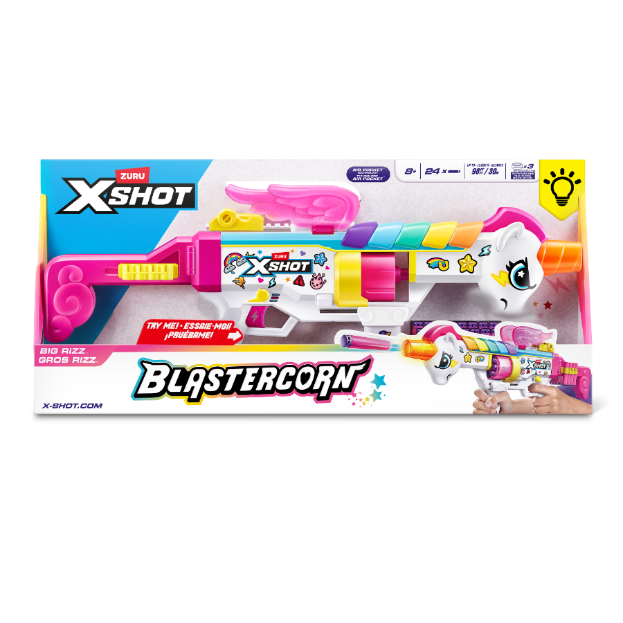 XSHOT Blastercorn Rizz Master Dart Blaster With 24 Darts