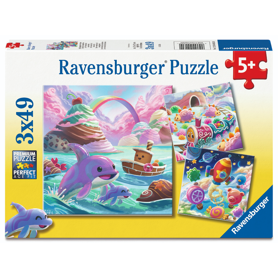 Ravensburger Puzzle 3x49 Piece Candy Coastline
