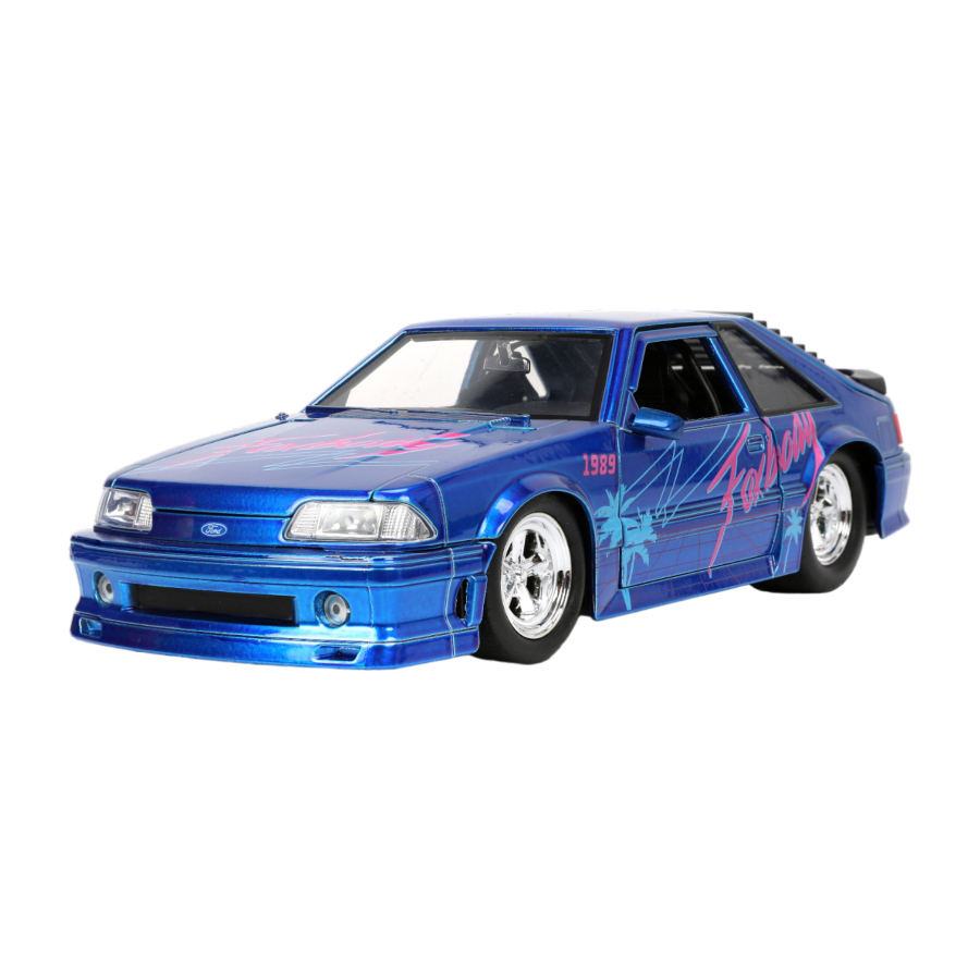 Jada Diecast 1:24 I Love The 80s 1989 Ford Mustang GT