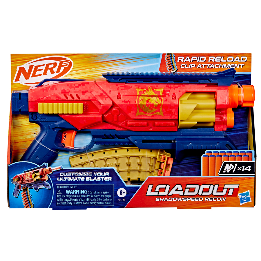 Nerf Loadout Shadowspeed Recon Dart Blaster