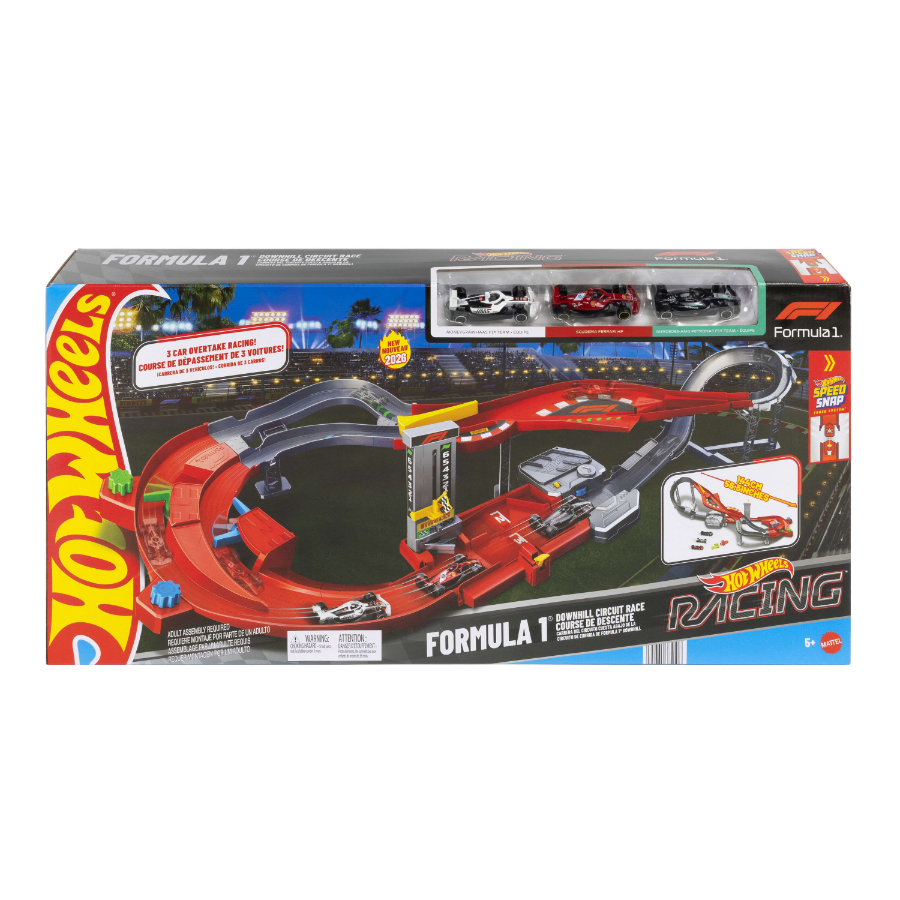 Hot Wheels Racing Formula 1 Downhill Circuit Race